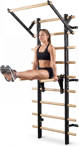 Swedish ladder stall bar with - bar,