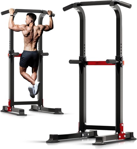 Pull bar dip - up, squat